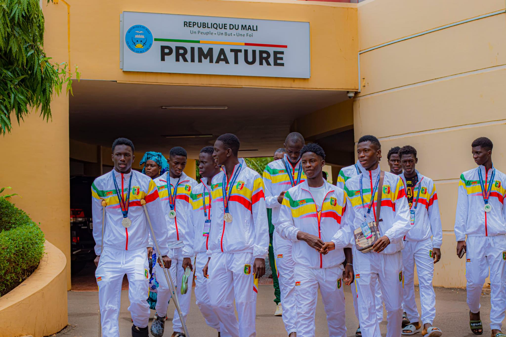 CÉRÉMONIE DE RÉCEPTION DE L’ÉQUIPE DES U-17 DE FOOTBALL DU MALI, VICE-CHAMPIONS D’AFRIQUE DE LA COUPE D’AFRIQUE DES NATIONS (CAN) MAROC 2025